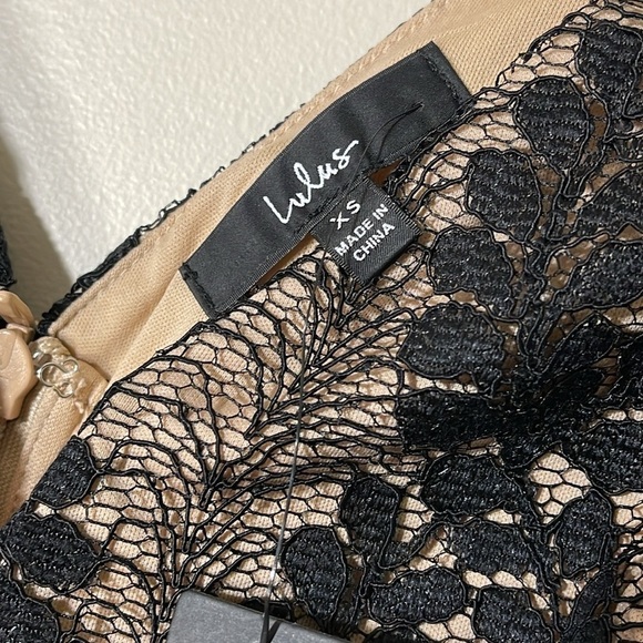 Lulu’s All of My Heart Black Lace Skater Dress size XS - Picture 11 of 13